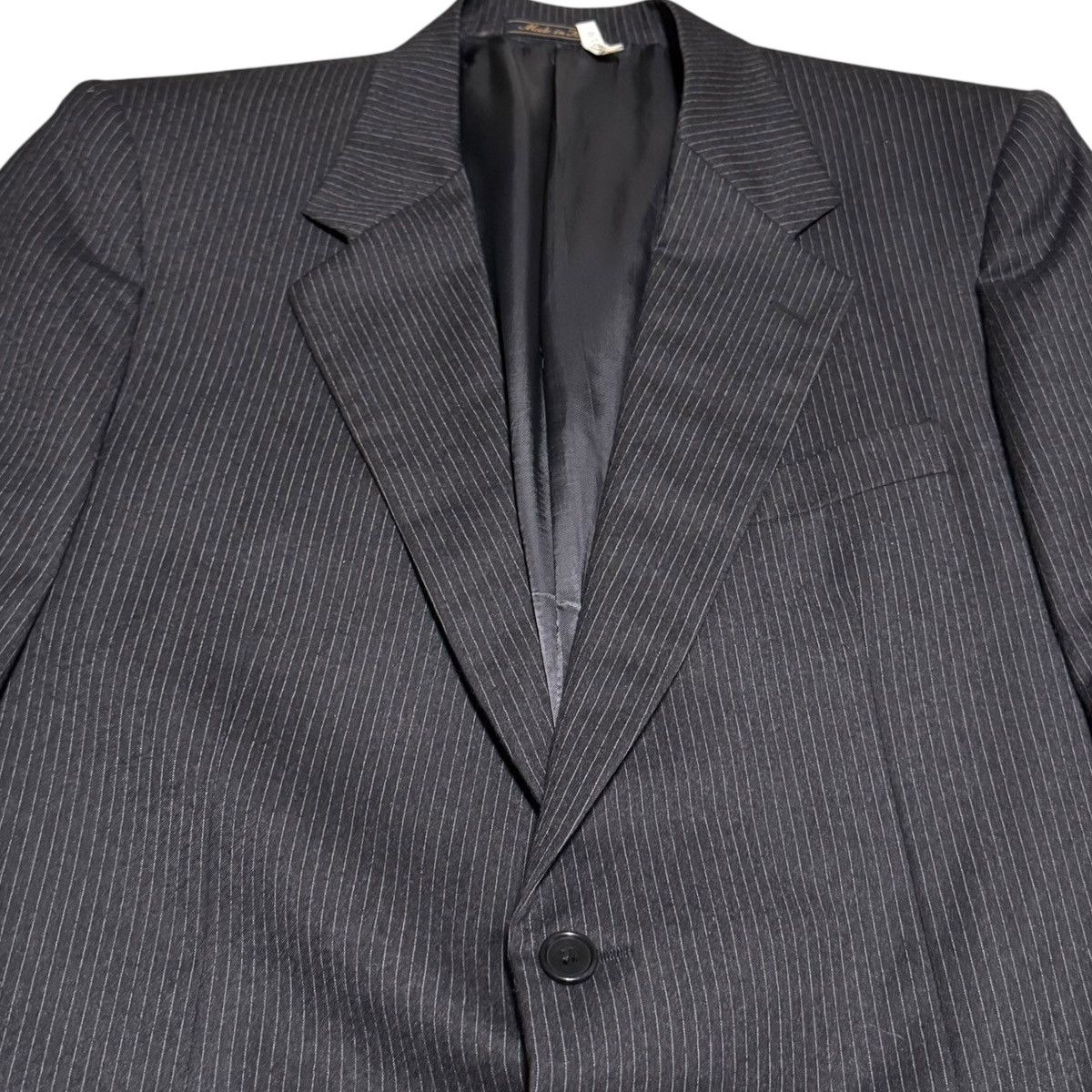 Trussini Trussini Pinstripe Suit Italy 46 Jacket 36x30 Pants Wool Size 46R - 3 Thumbnail