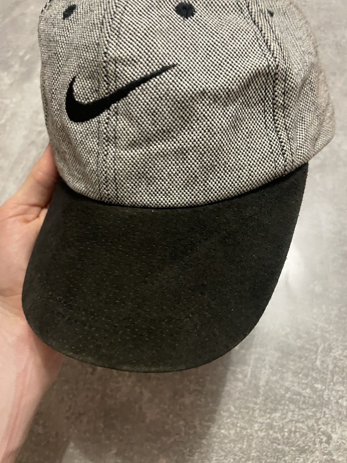 Nike × Vintage Vintage Nike Swoosh Logo Y2K Cap Hat Size ONE SIZE - 5 Thumbnail