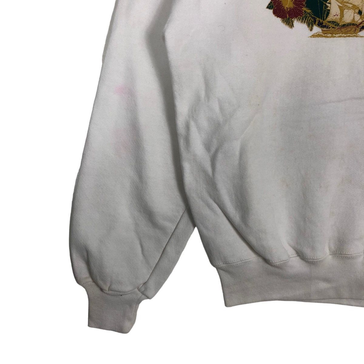 Japanese Brand 🔥90’s Vintage Sweatshirt Crewneck Hawaii Big Logo Spell Out Size US S / EU 44-46 / 1 - 4 Thumbnail