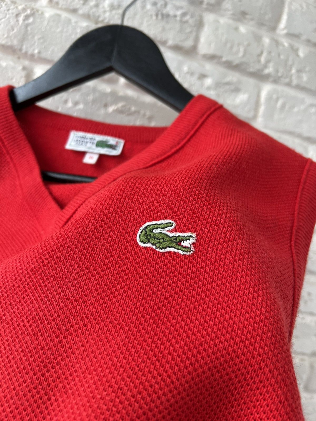 Lacoste Lacoste Chemise Vintage Vest Sweater Size 16 Size S / US 4 / IT 40 - 3 Thumbnail