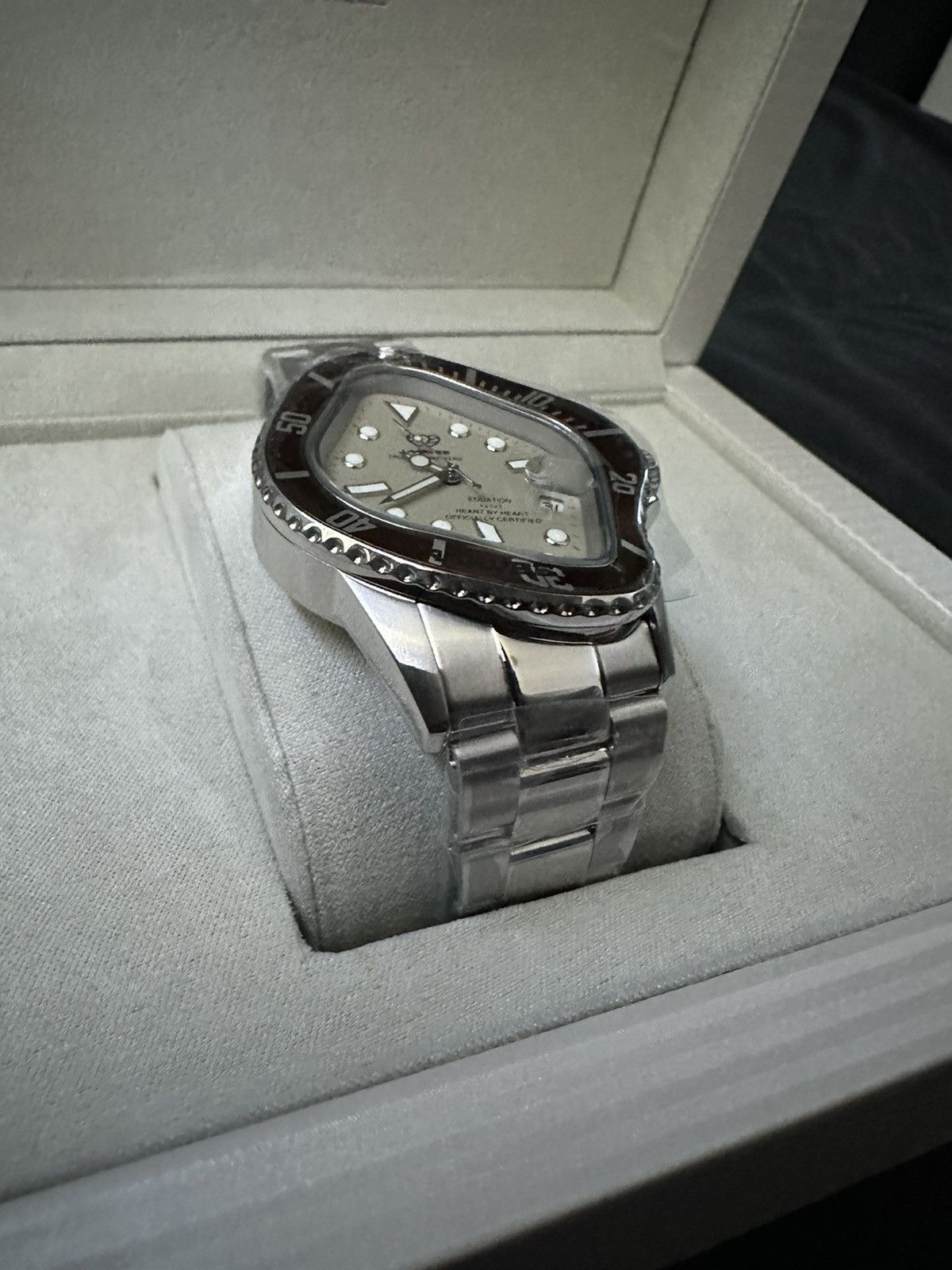 Kith × LAARVEE Laarvee x Kith exclusive watch Brown bezel/Cream dial Size ONE SIZE - 3 Thumbnail
