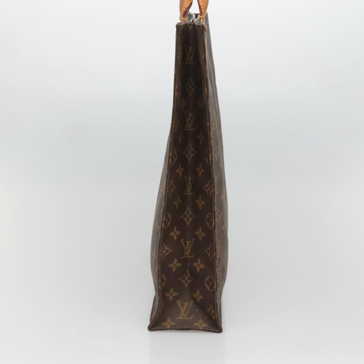 Louis Vuitton LOUIS VUITTON Monogram Sac Plat Hand Bag M51140 Size ONE SIZE - 3 Thumbnail