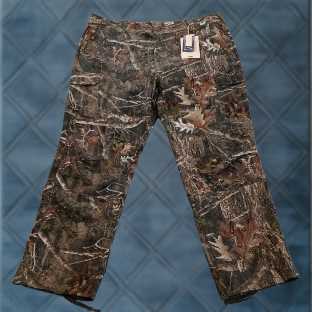 Vintage Red Head Cargo Pants Mens 3XL Camouflage 44x31 Green Cotton Blend Pockets Straight Flat Front Vintage No Size US 39 - 1 Thumbnail