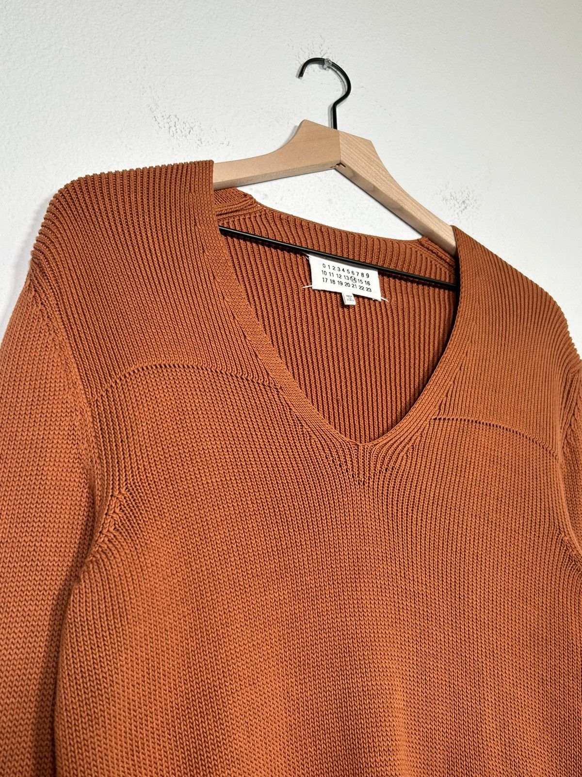 Maison Margiela SS12 Oversized V-Neck Knit Size US M / EU 48-50 / 2 - 2 Thumbnail