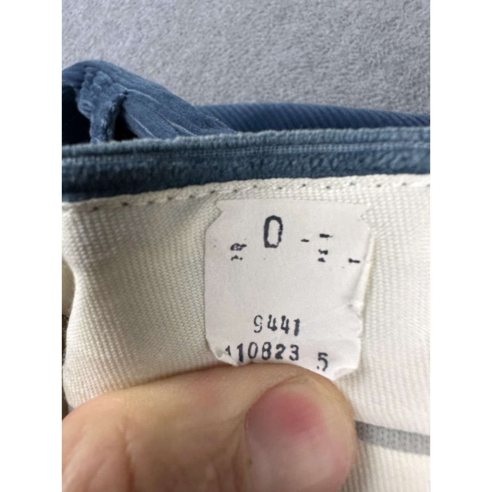 Vintage VINTAGE Corduroy Pants Mens 34x30 Blue Chino Straight Leg 34 Regular USA Casual Size US 34 / EU 50 - 3 Thumbnail