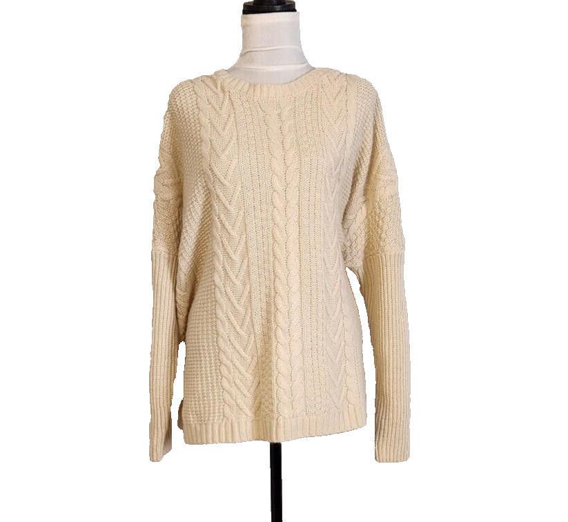Designer JOSEPH A Cream Sweater Size XL Size XL / US 12-14 / IT 48-50 - 2 Thumbnail
