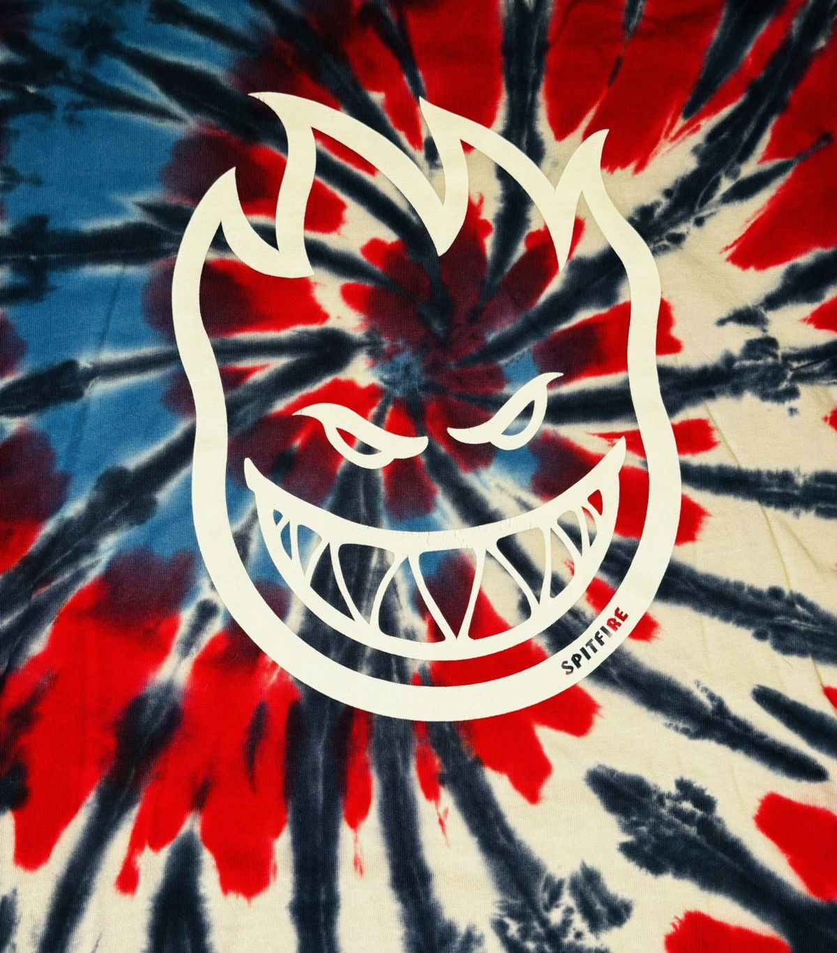 Spitfire Spitfire red and blue tie dye T-shirt Size US M / EU 48-50 / 2 - 1 Thumbnail