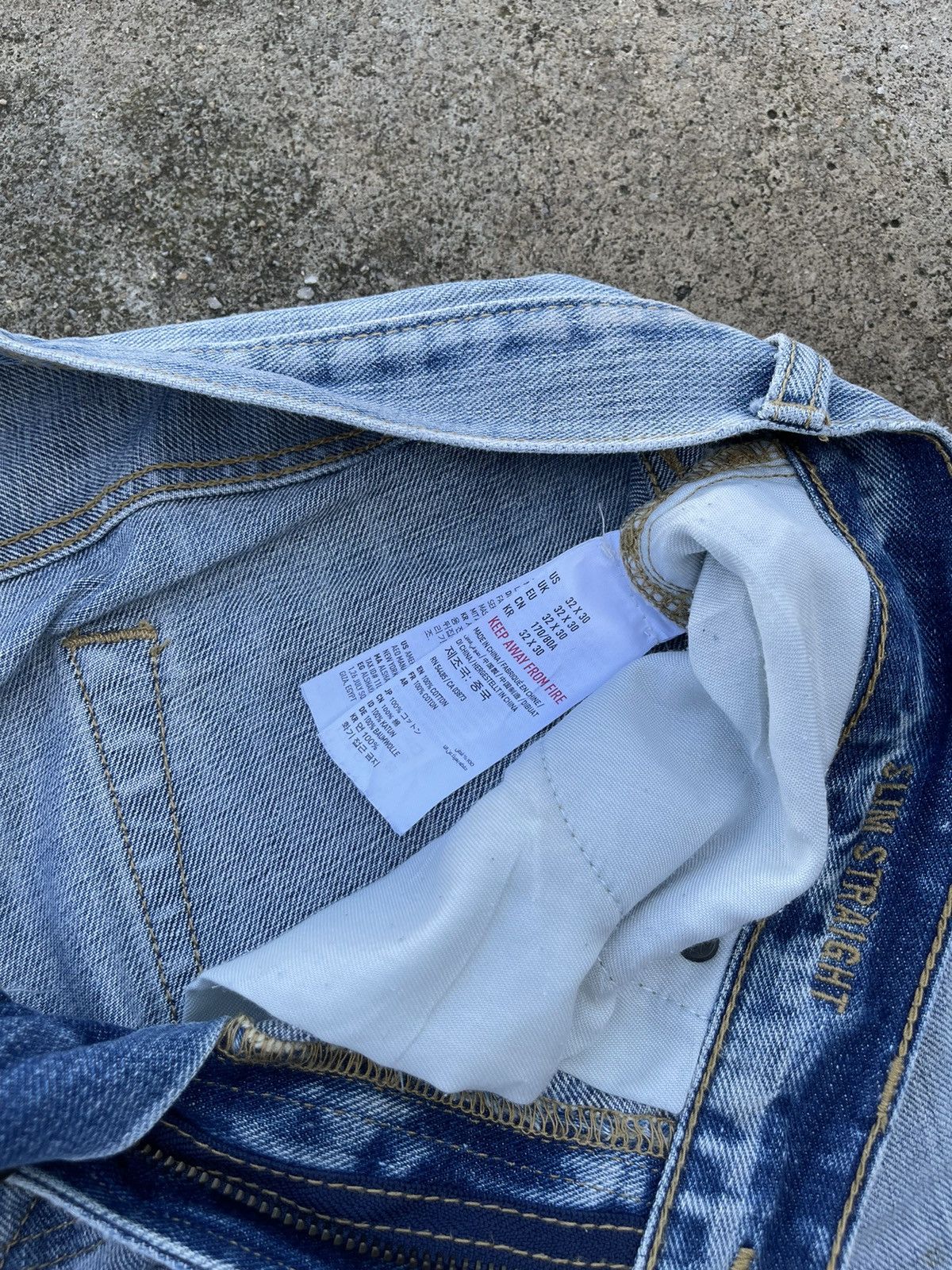 Japanese Brand 🔥 American Eagle Outfit Distressed Denim W34🔥 Size US 34 / EU 50 - 6 Thumbnail