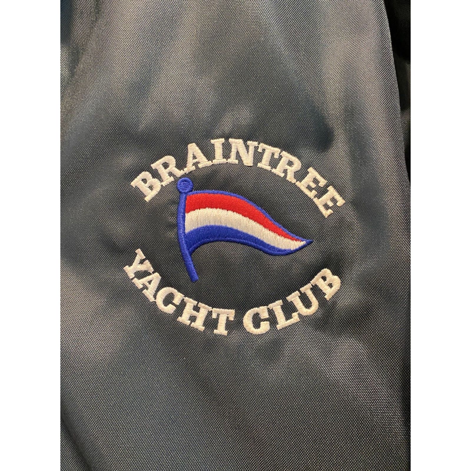 Vintage VINTAGE Mens West Wind Jacket Windbreaker M Blue Sailing Boat Braintree Yacht Club Sherpa Coach 30” Collar to Hem 23” Pit to Pit 25” Sleeves Mens Size US M / EU 48-50 / 2 - 7 Thumbnail