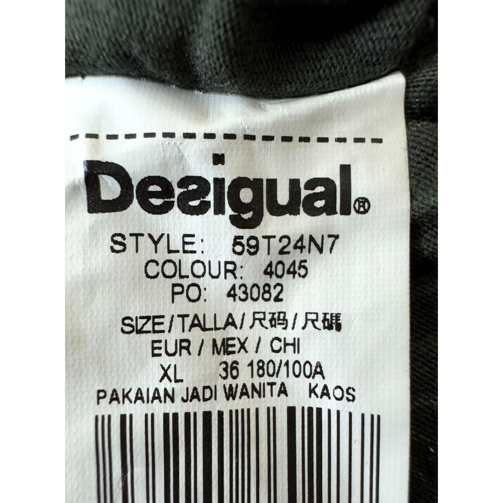 Desigual Desigual green shirt tunic Womens XL Size XL / US 12-14 / IT 48-50 - 5 Thumbnail