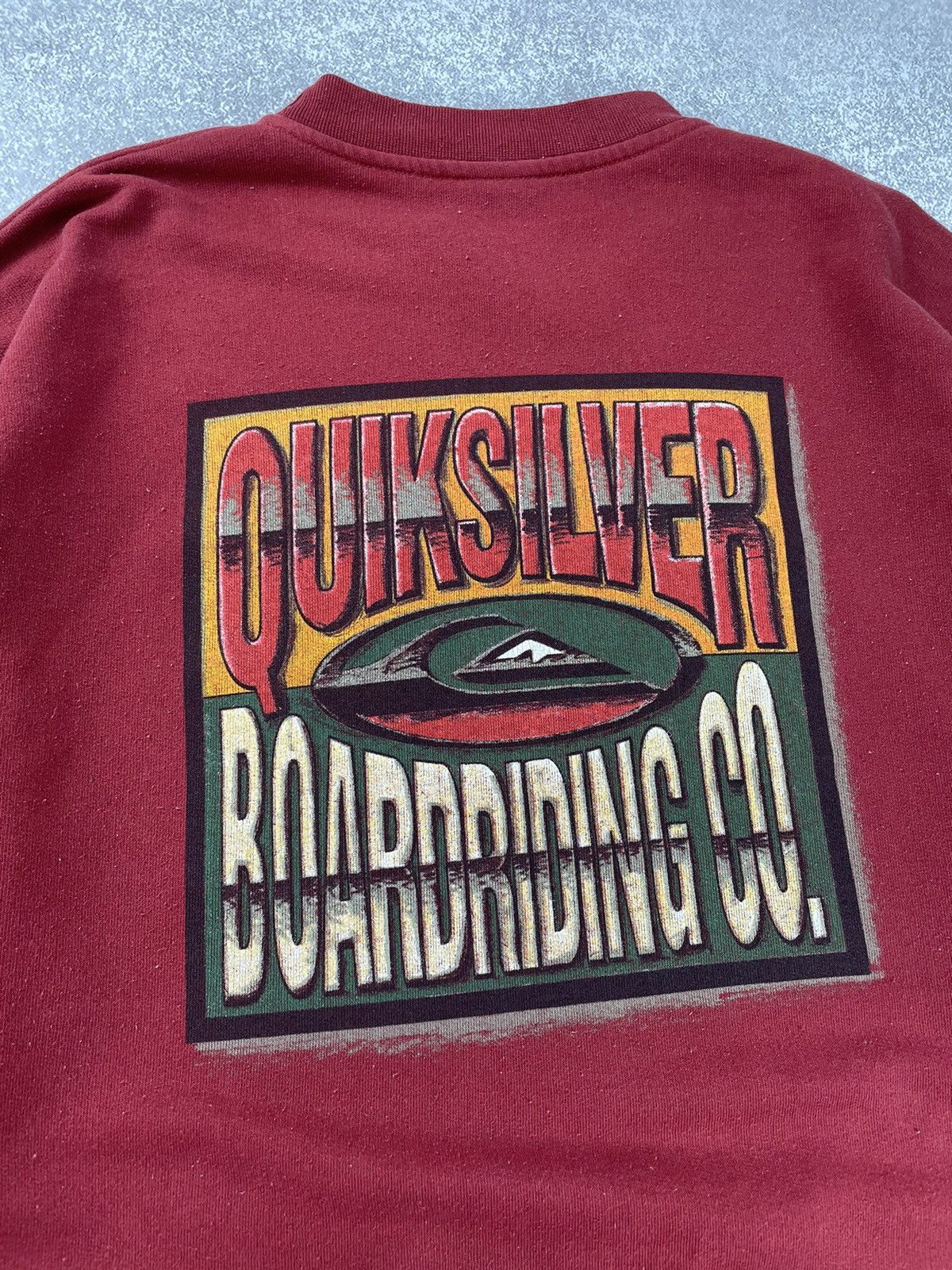 Quiksilver × Vintage Vintage Quiksilver Big Logo Surf Skate Sweatshirt Size US L / EU 52-54 / 3 - 10 Thumbnail