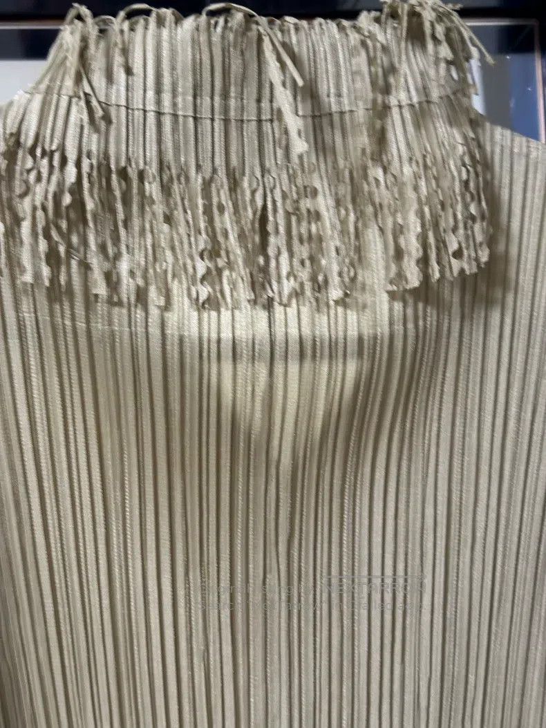 Issey Miyake Issey Miyake Ruched Fringe Skirt Size M / US 6-8 / IT 42-44 - 3 Thumbnail