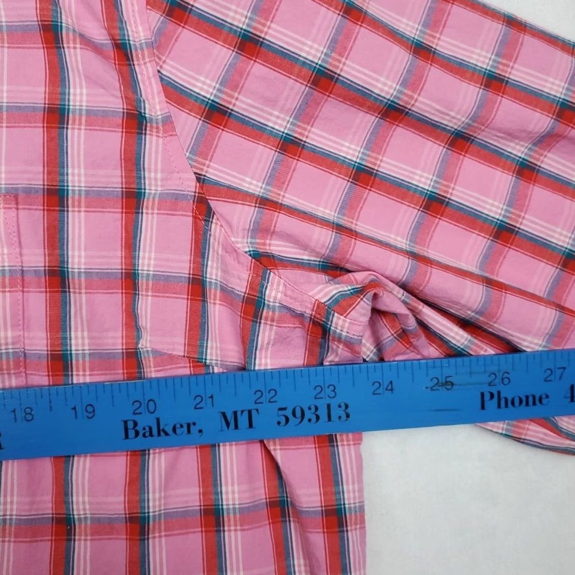 Wrangler VINTAGE? Wrangler George Strait for Her Women's Button-Up Shirt Pink Plaid XXL Cowgirl Size XXL / US 16-18 / IT 52-54 - 5 Thumbnail