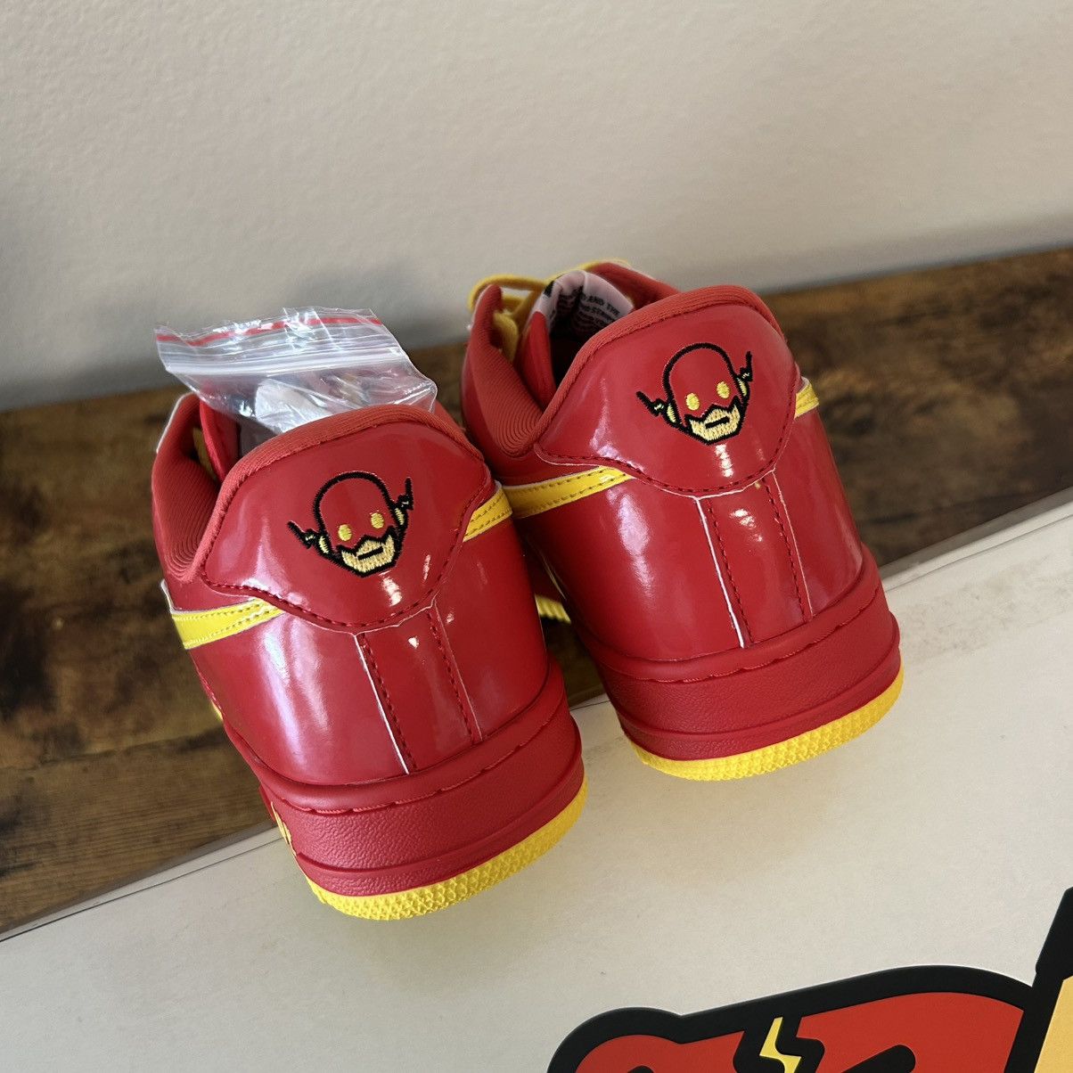 Bape × DC Comics NEW 2007 Bape x DC the Flash Bapesta FS-001 Size US 9.5 / EU 42-43 - 4 Thumbnail