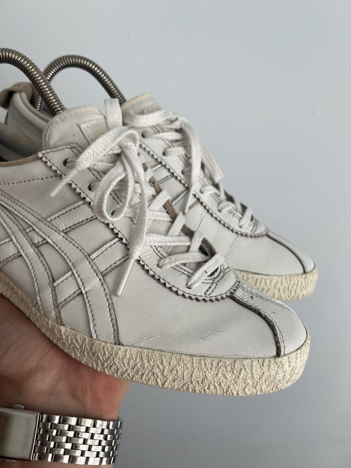 Asics Vintage Asics Tiger Onitsuka White Sneakers Size US 8 / EU 41 - 4 Thumbnail