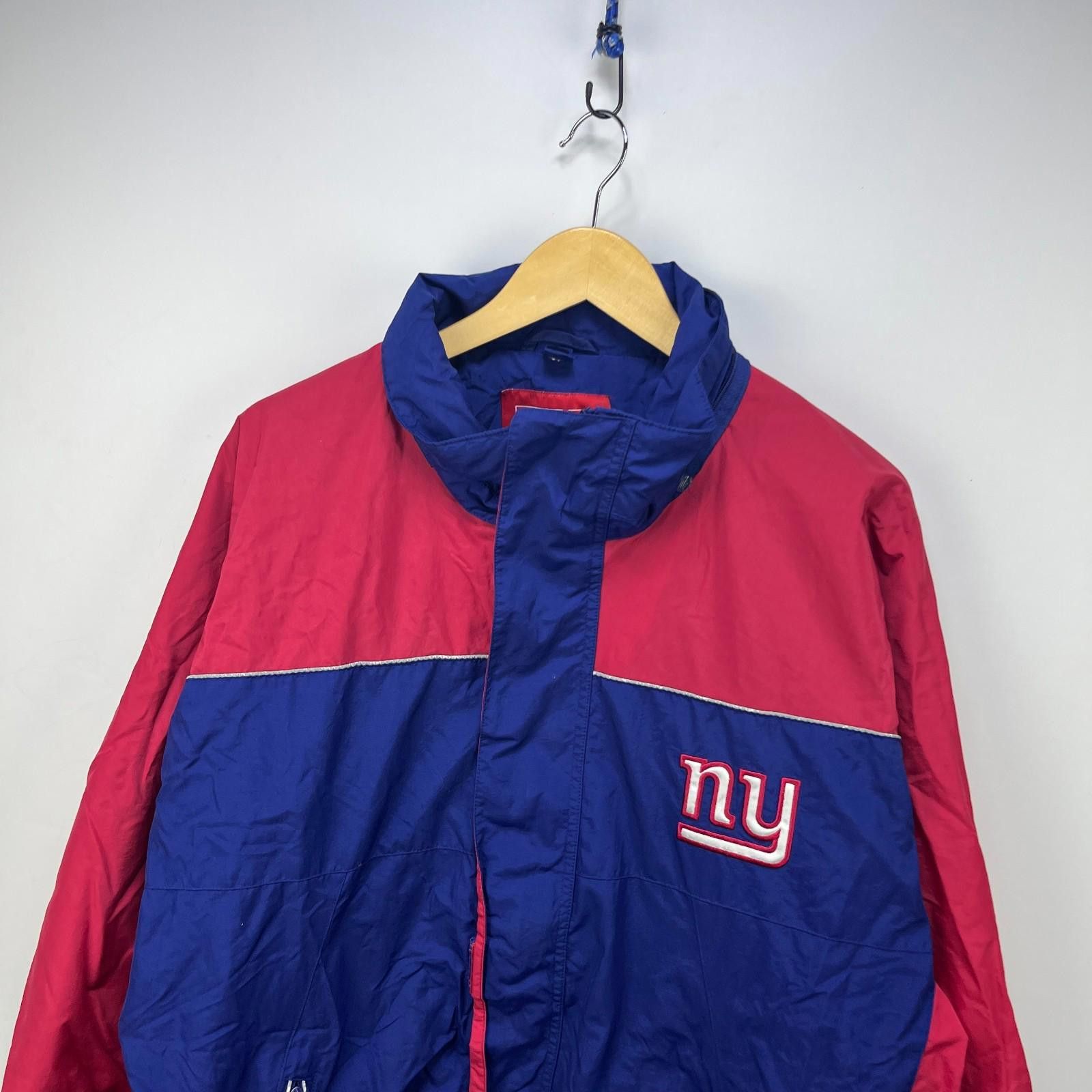 Other Vintage New York Giants NFL Windbreaker Jacket Large Size ONE SIZE - 4 Thumbnail