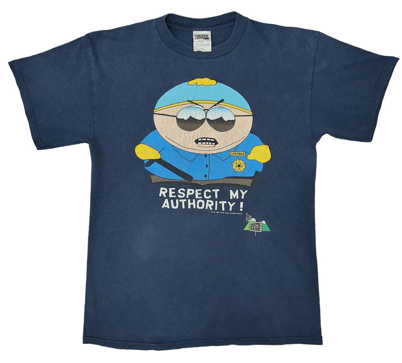 Vintage 💥LAST CALL💥 ©️1998 Vtg South Park Cartoon Humor Faded T Size US M / EU 48-50 / 2 - 1 Thumbnail