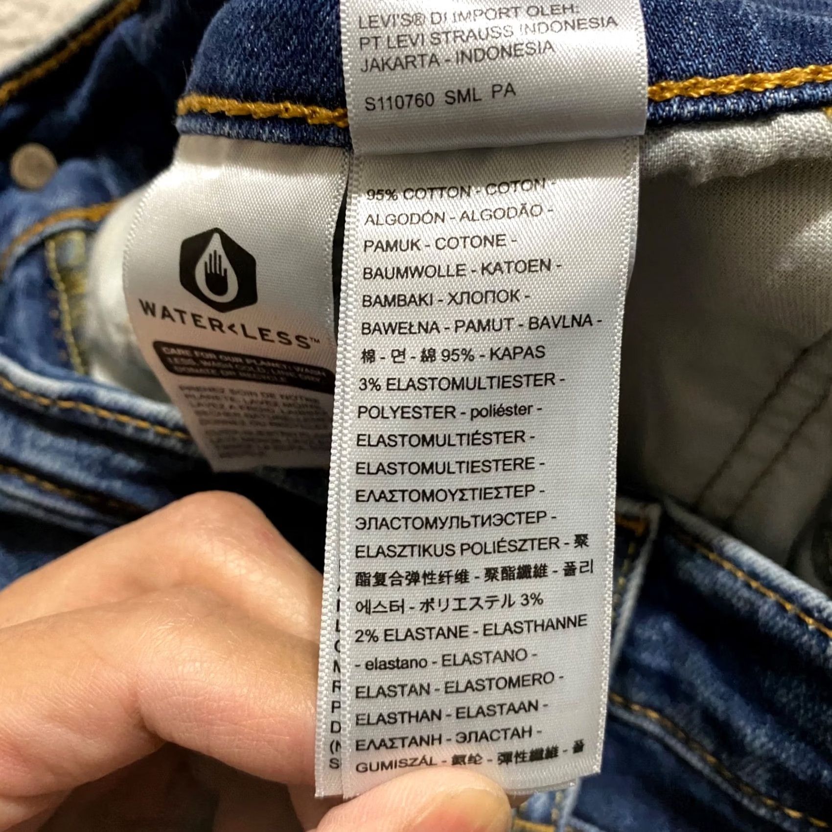 Levi's Levi's 511 Jeans Mens 32x32 Slim Straight Mid Rise Blue Denim Medium Wash Size US 32 / EU 48 - 4 Thumbnail