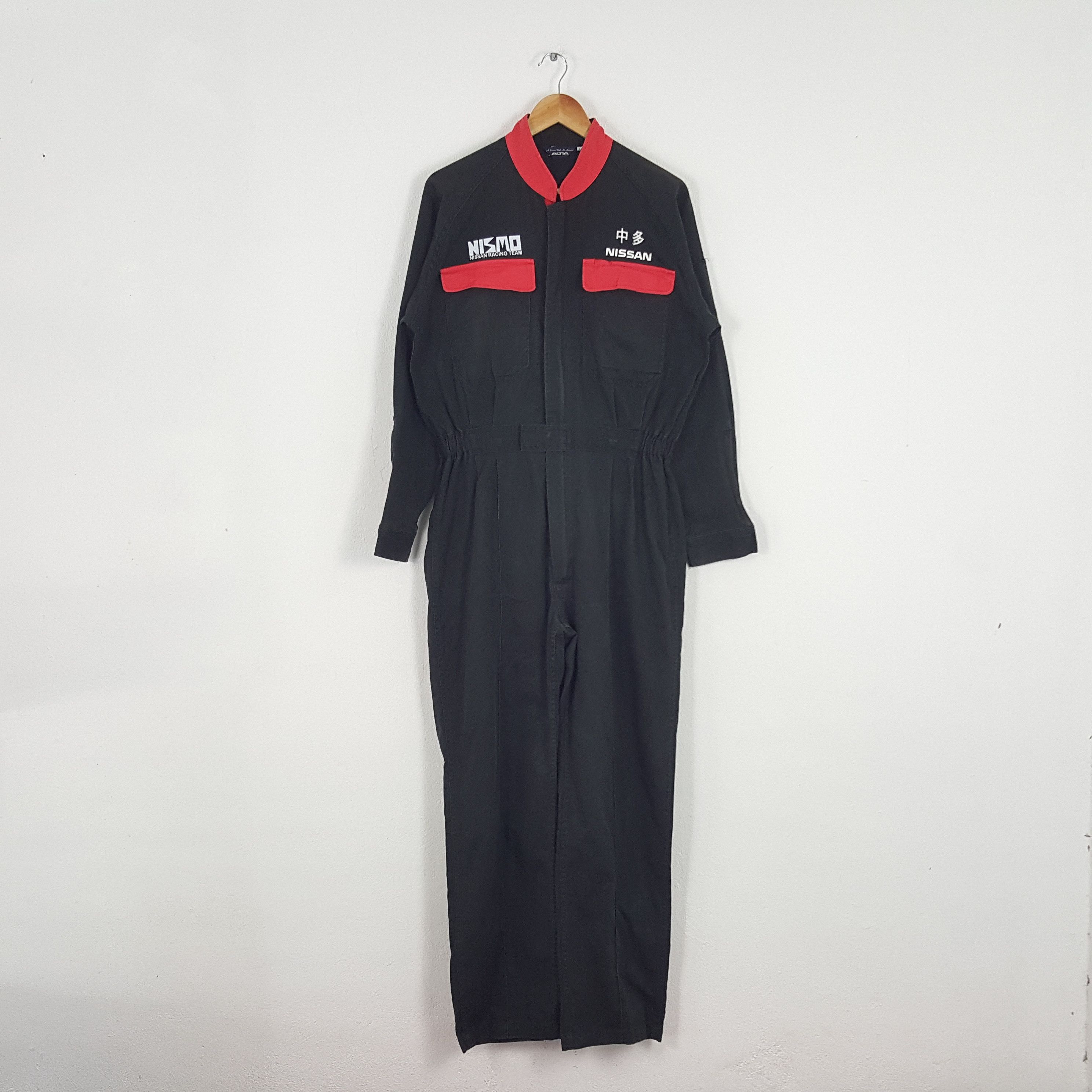 Japanese Brand × Vintage Vintage Nismo Nissan Racing Team Custom Art Coverall Jacket Size US XL / EU 56 / 4 - 4 Thumbnail
