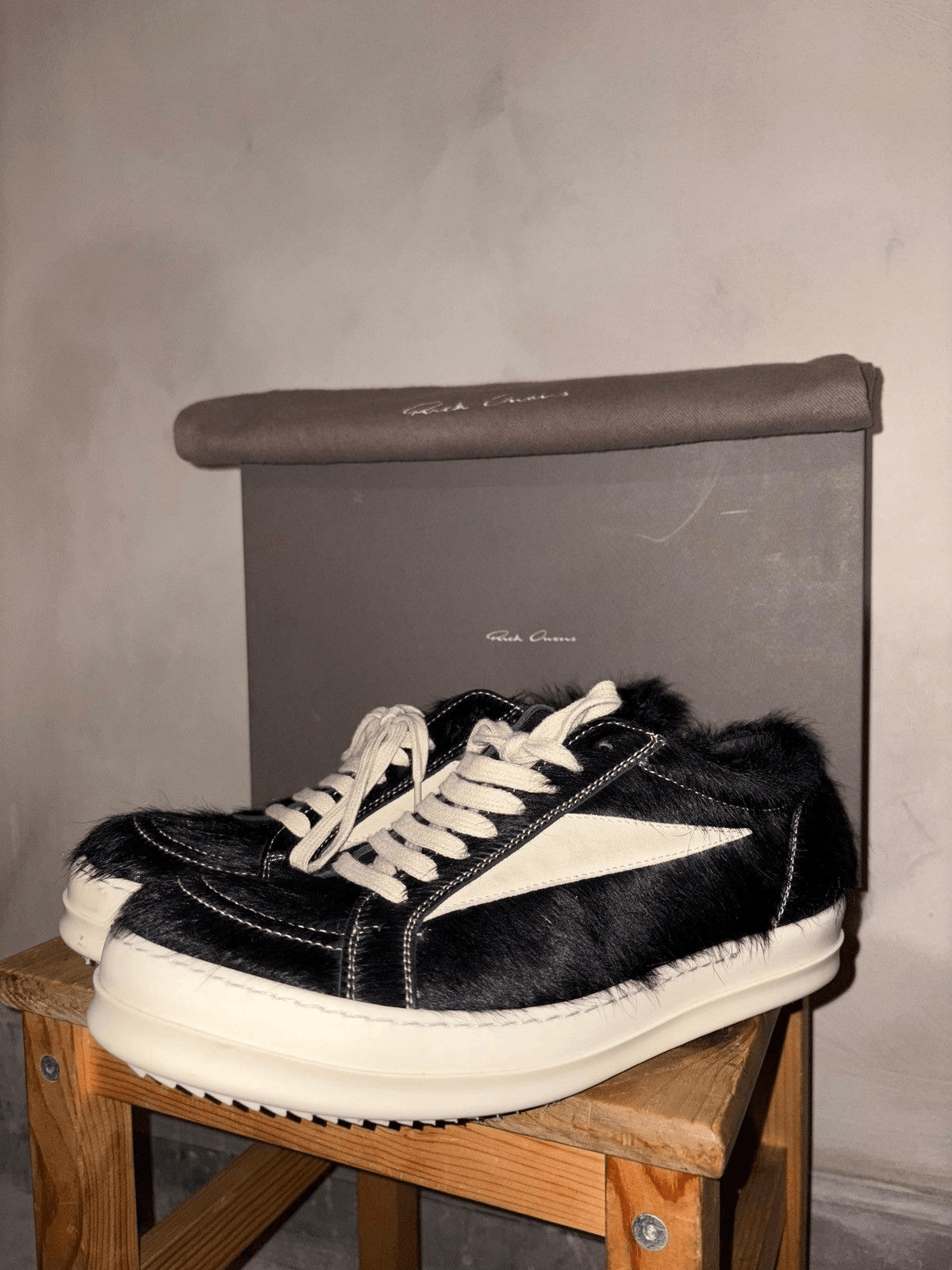 Rick Owens SS24 Lido Rick Owens Ponyhair Vintage Low Size US 9 / EU 42 - 1 Thumbnail