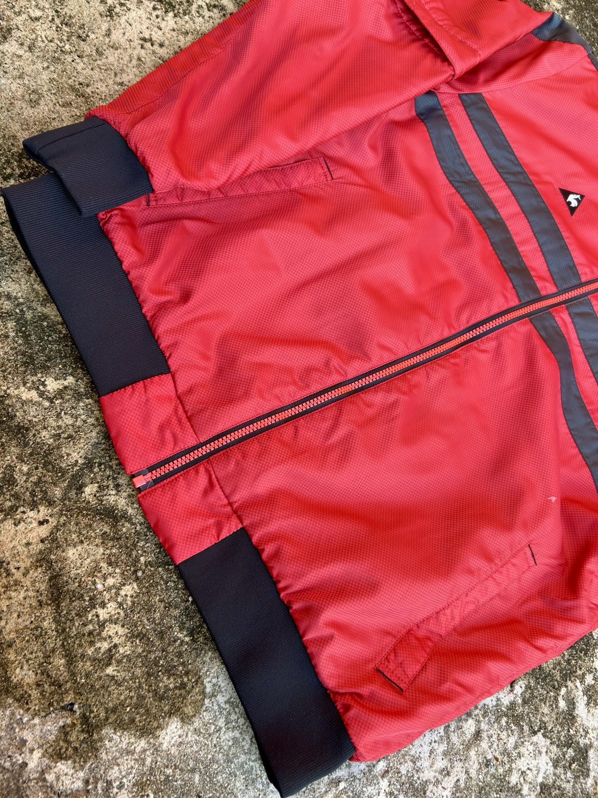 Japanese Brand × Vintage Lecoqsportif Golf Collection Nylon Zipper Jacket Size US L / EU 52-54 / 3 - 4 Thumbnail