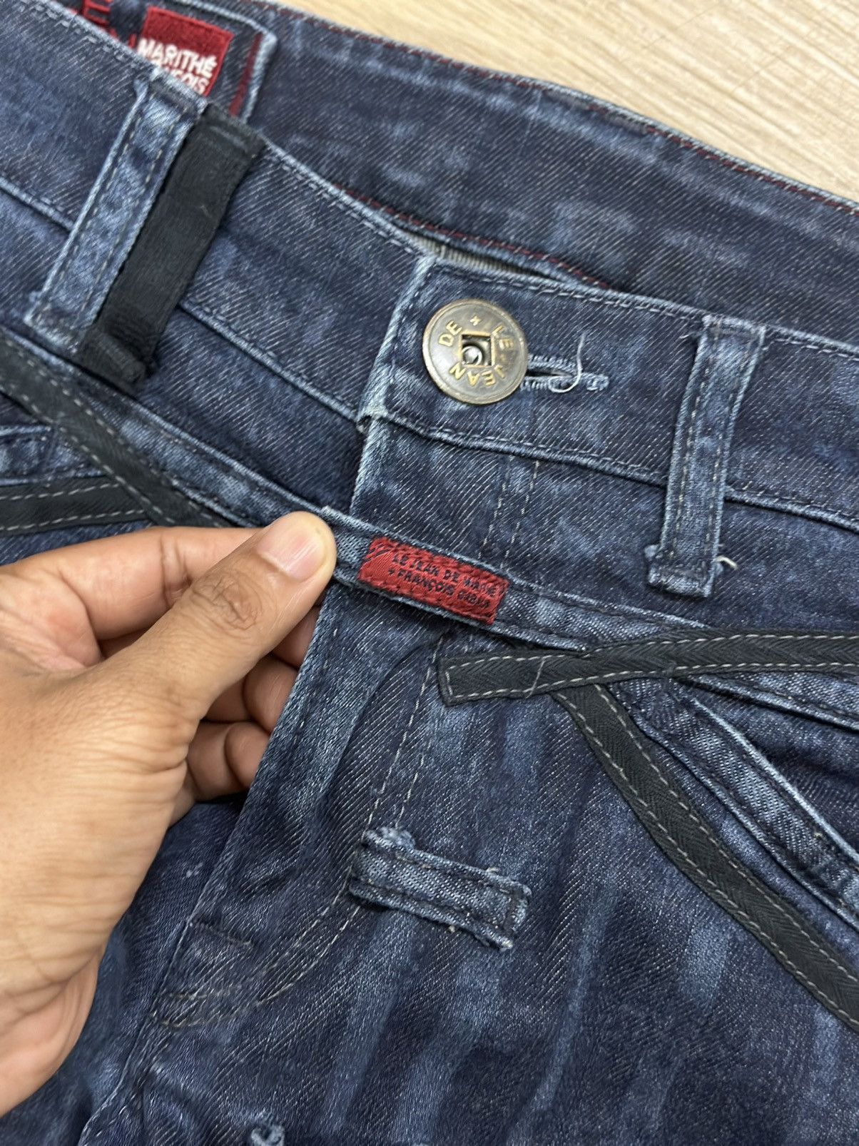 Beauty Beast × Marithe + Francois Girbaud Rare Vintage Marithe Francois Girbaud Tactical Jeans Size 30" / US 8 / IT 44 - 8 Thumbnail