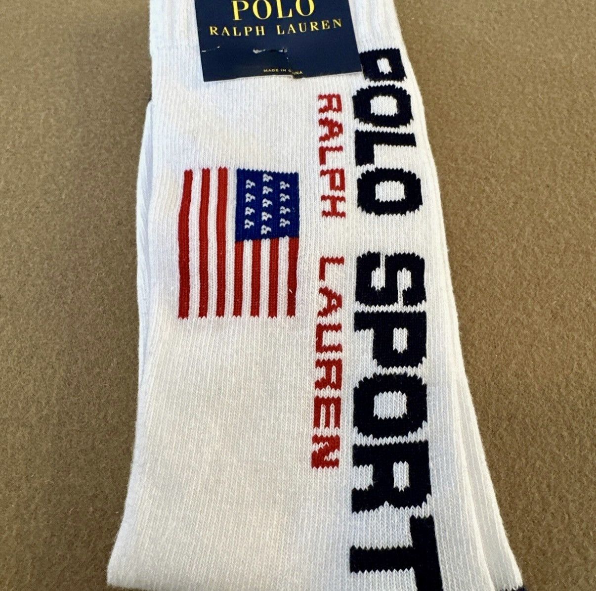 Polo Ralph Lauren Polo Sport Ralph Lauren Classic Logo Athletic Crew Socks Size ONE SIZE - 1 Thumbnail