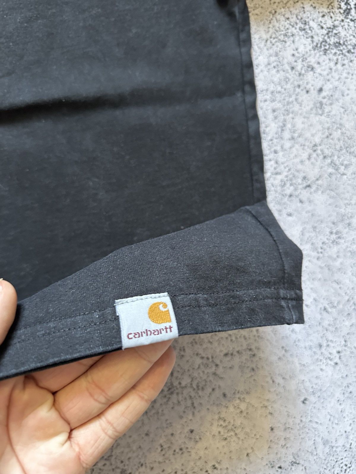Carhartt × Vintage Carhartt Big Logo T-shirt Black Tee Size L Y2K USA Size US L / EU 52-54 / 3 - 4 Thumbnail