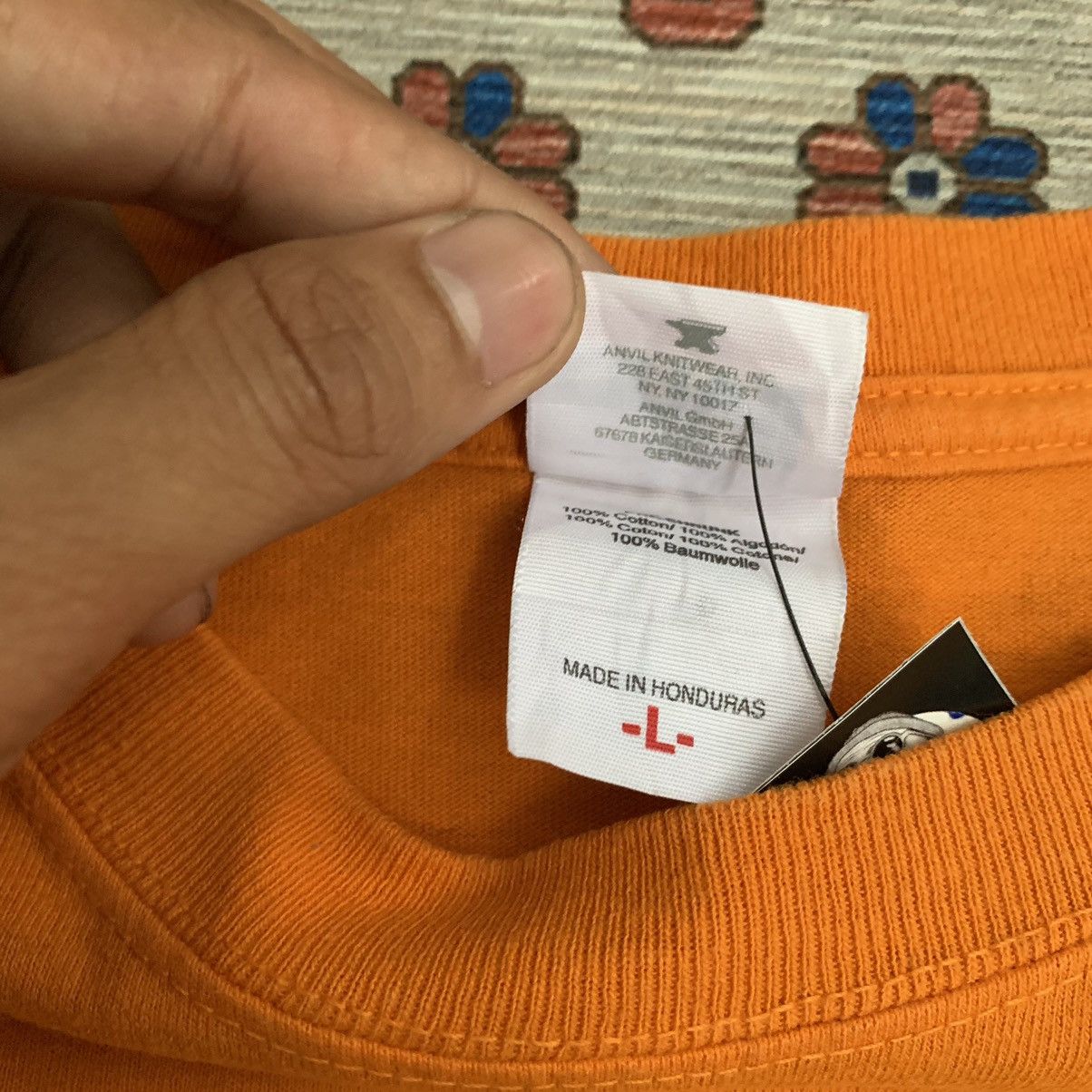 Anvil LONGSLEVEE BLANK TEE ANVIL Size US L / EU 52-54 / 3 - 4 Thumbnail