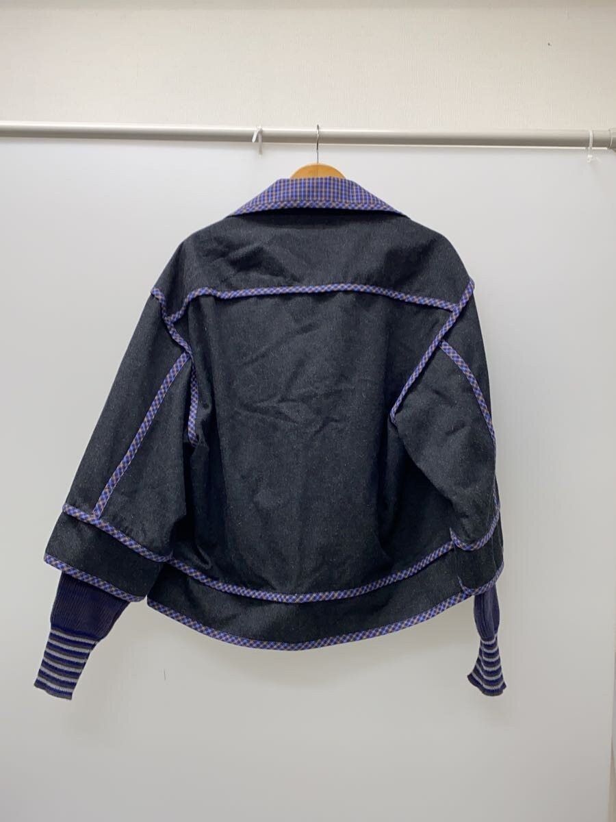 Vivienne Westwood Layered Plaid Wool Jacket Size L / US 10 / IT 46 - 2 Thumbnail