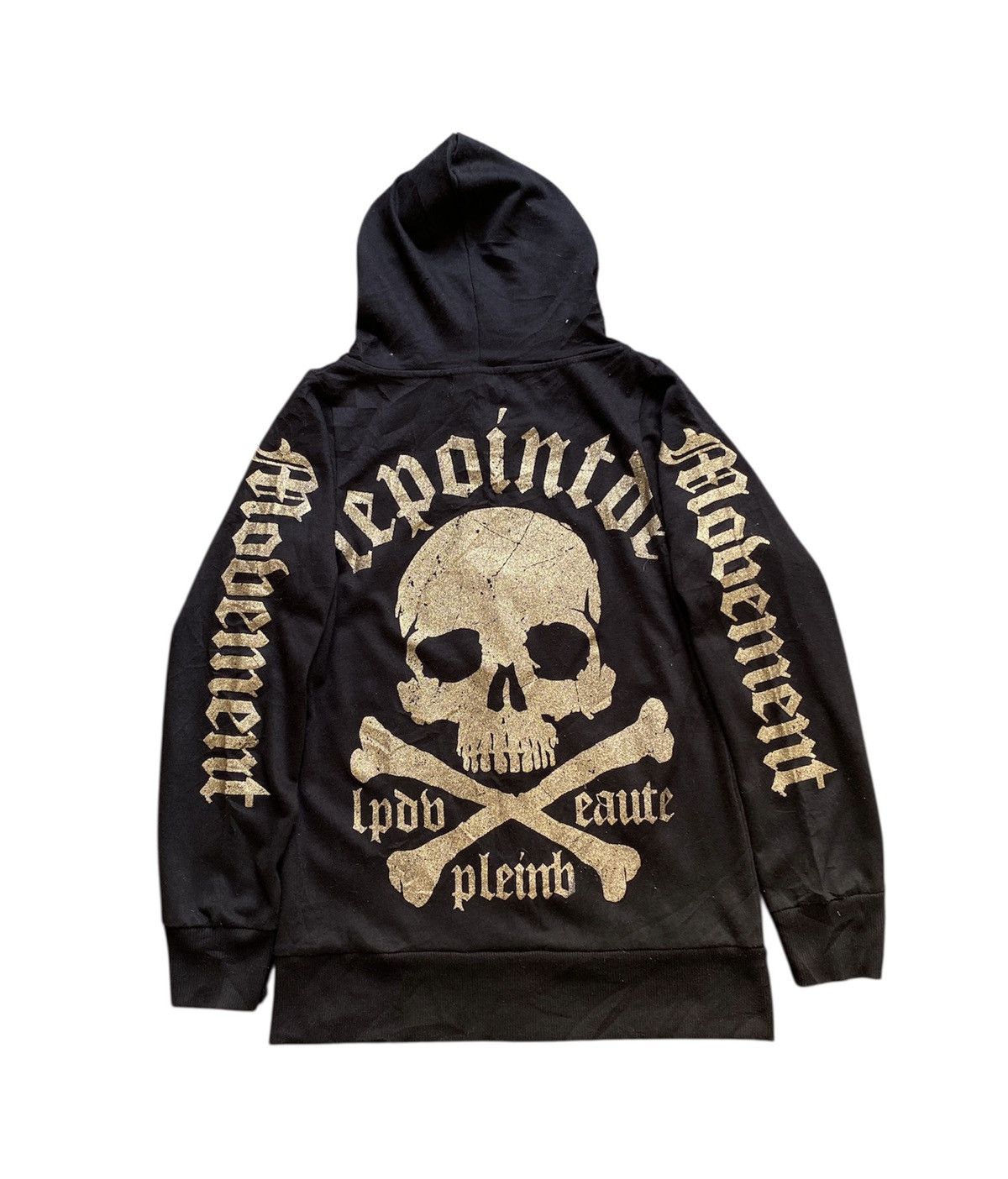 Japanese Brand Plein Beaute Skull Design Style y2k Hoodie Size US S / EU 44-46 / 1 - 1 Thumbnail
