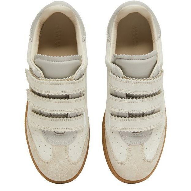 ISABEL MARANT Beth White Suede Sneakers New & Authentic (Wom