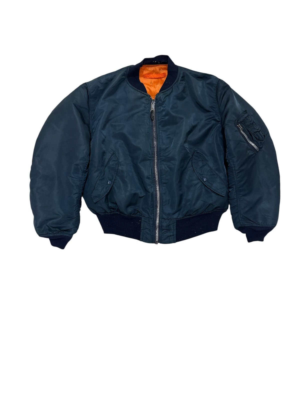 Vintage 90's ALPHA INDUSTRIES MA-1 Flight Jacket Design