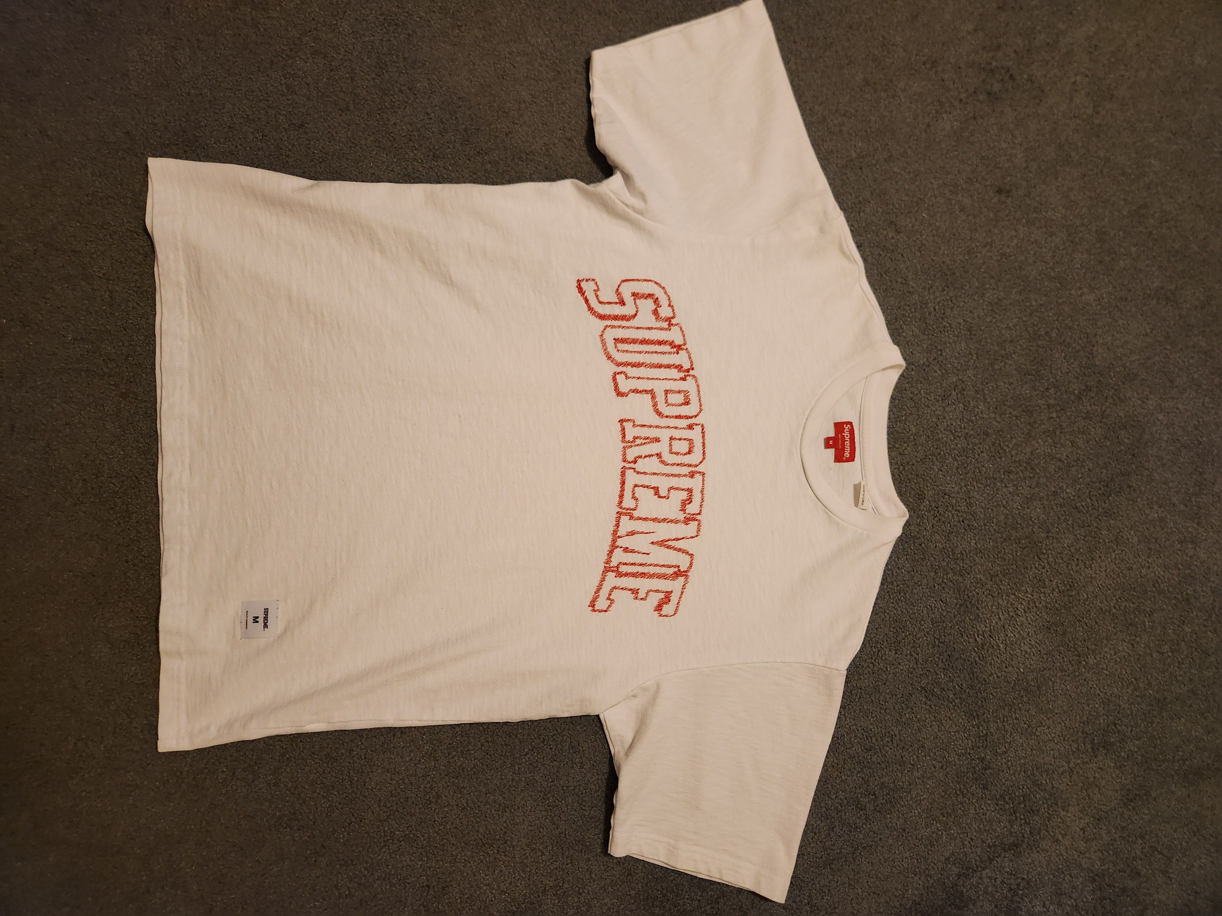 Supreme Supreme Sketch Embroidered S/S Top Medium Size US M / EU 48-50 / 2 - 4 Thumbnail
