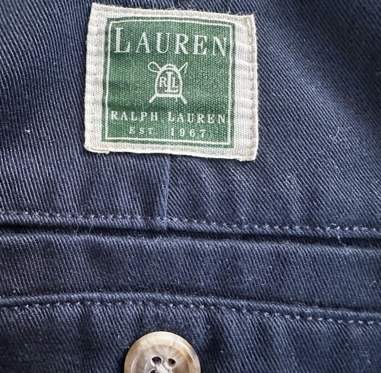 Lauren Ralph Lauren Vintage Ralph Lauren Petite Navy Women’s Trouser Size 10P Size 32" / US 10 / IT 46 - 2 Thumbnail