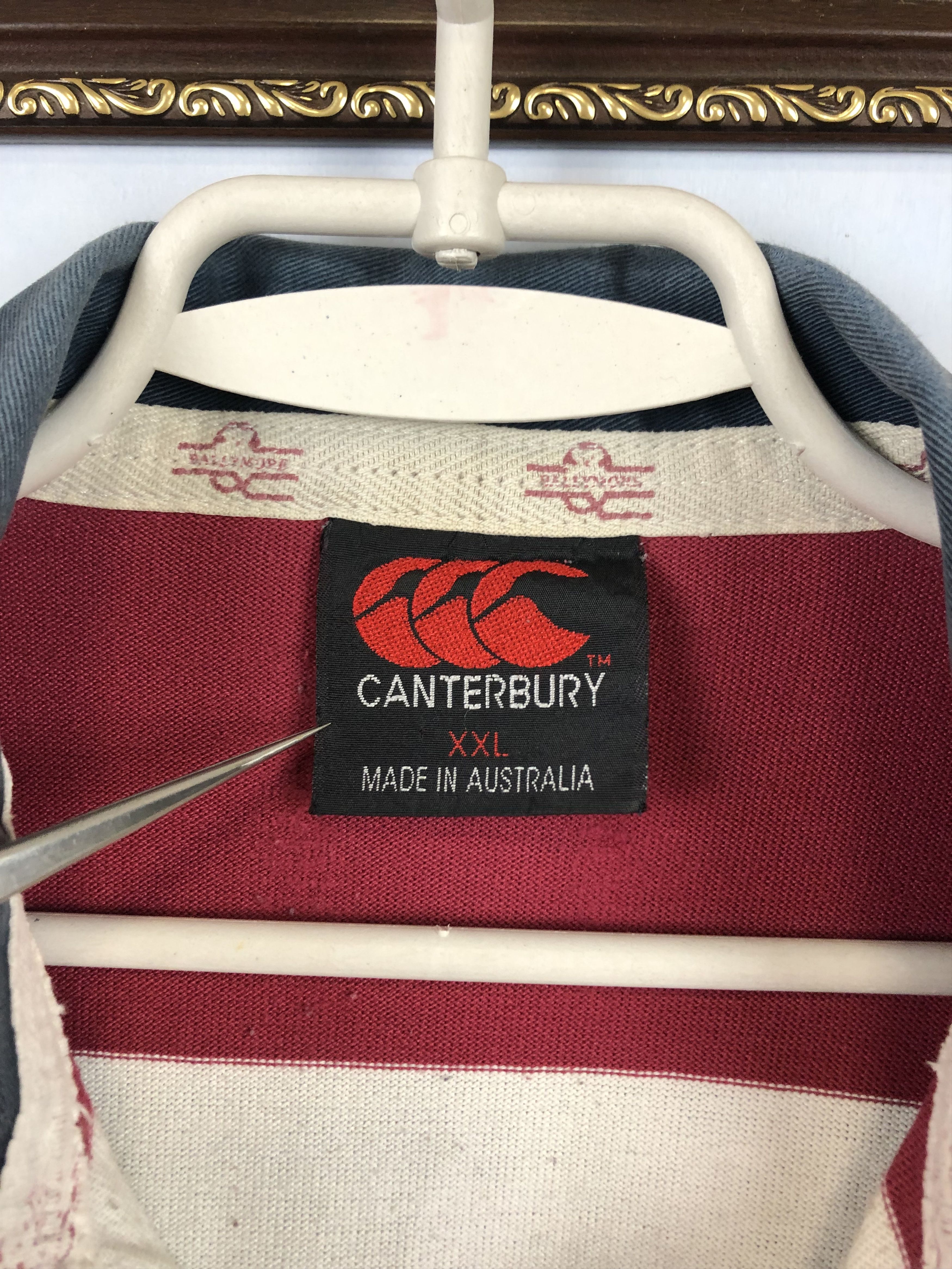 Canterbury of New Zealand Vintage Queensland Jersey Canterbury Shirt Long Sleeve Hype Size US XXL / EU 58 / 5 - 6 Thumbnail