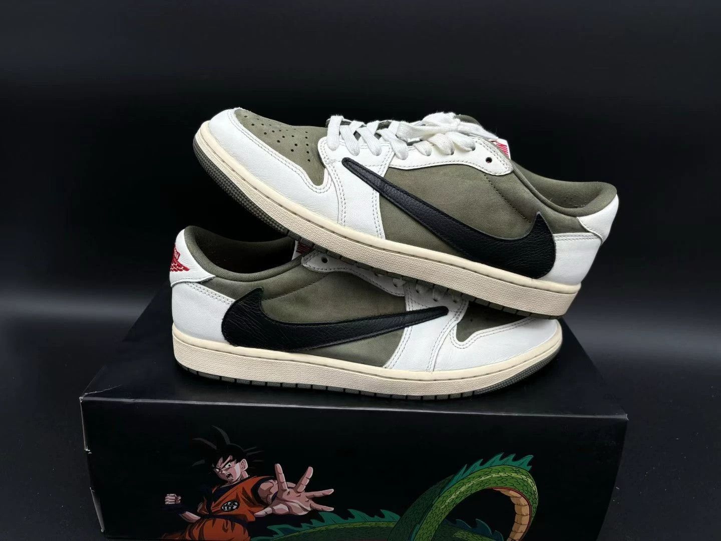 Nike AJ1 TS Reverse Swoosh 8.0 Beige, Size 44.5 Size US 11.5 / EU 44-45 - 4 Thumbnail