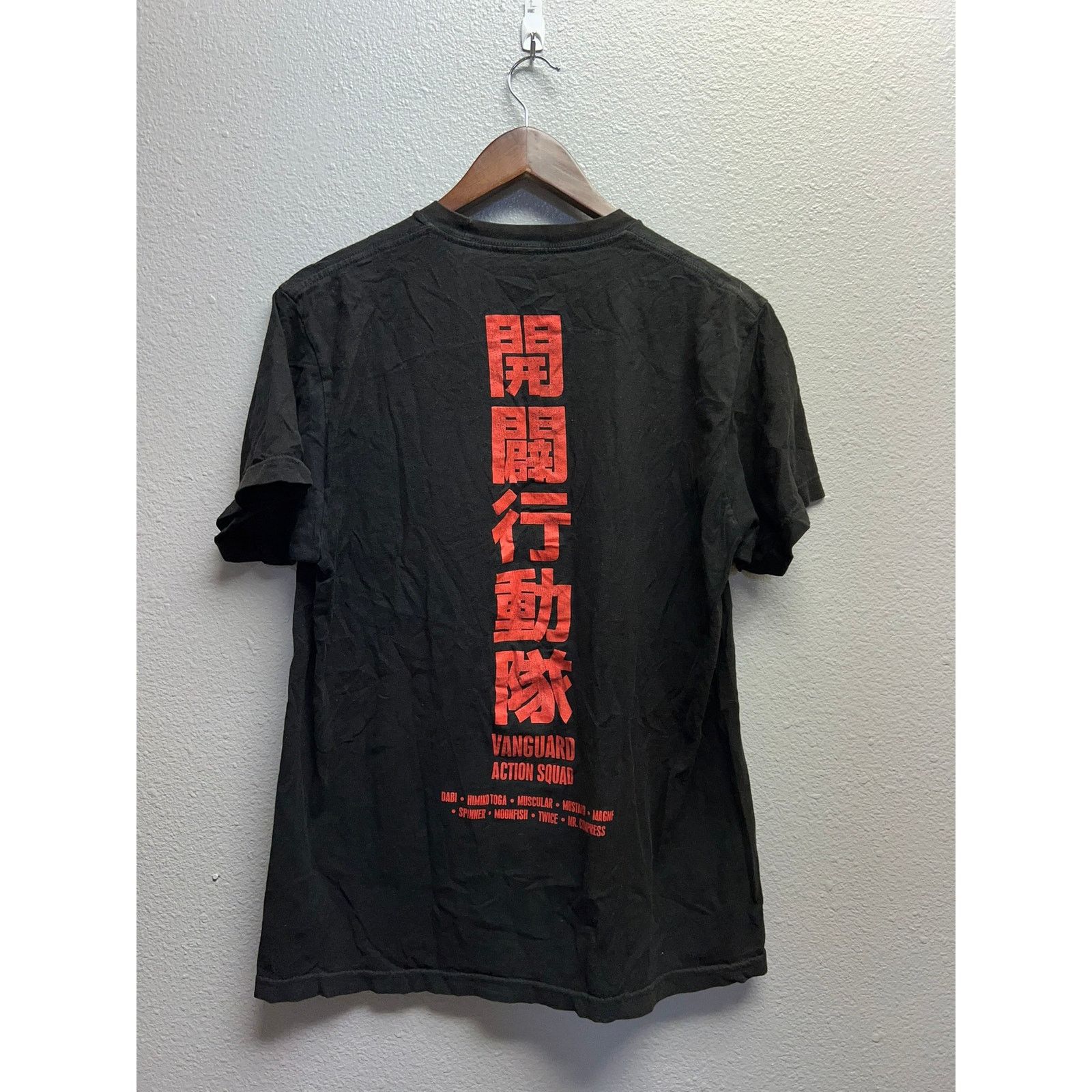 Vintage My Hero Academia Shirt Vanguard Action Squad Black Tee Large Size US L / EU 52-54 / 3 - 7 Thumbnail