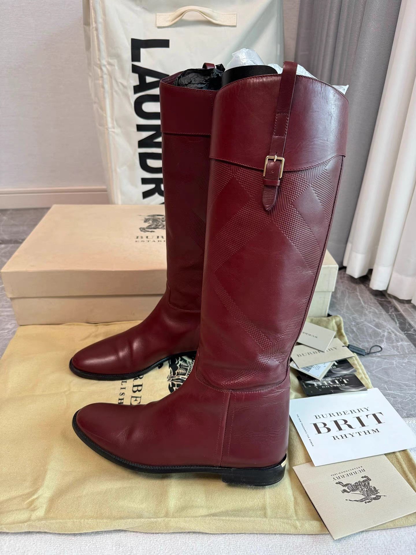 Burberry Burberry Riding Boots K6 Size US 8 / IT 38 - 2 Thumbnail