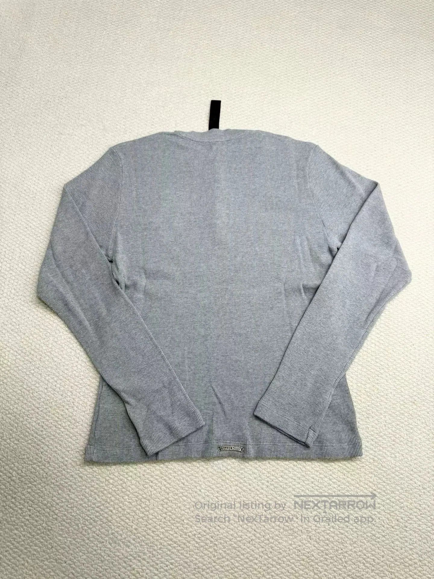 Chrome Hearts Chrome Hearts Gray Waffle Long Sleeve Shirt. Size US L / EU 52-54 / 3 - 2 Thumbnail