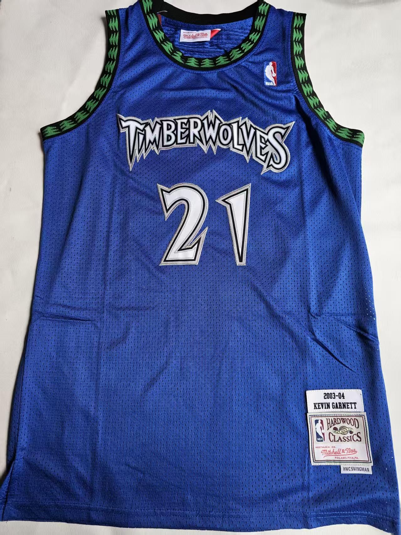 NBA Minnesota Timberwolves Kevin Garnett Jersey Blue Size US XL / EU 56 / 4 - 1 Thumbnail