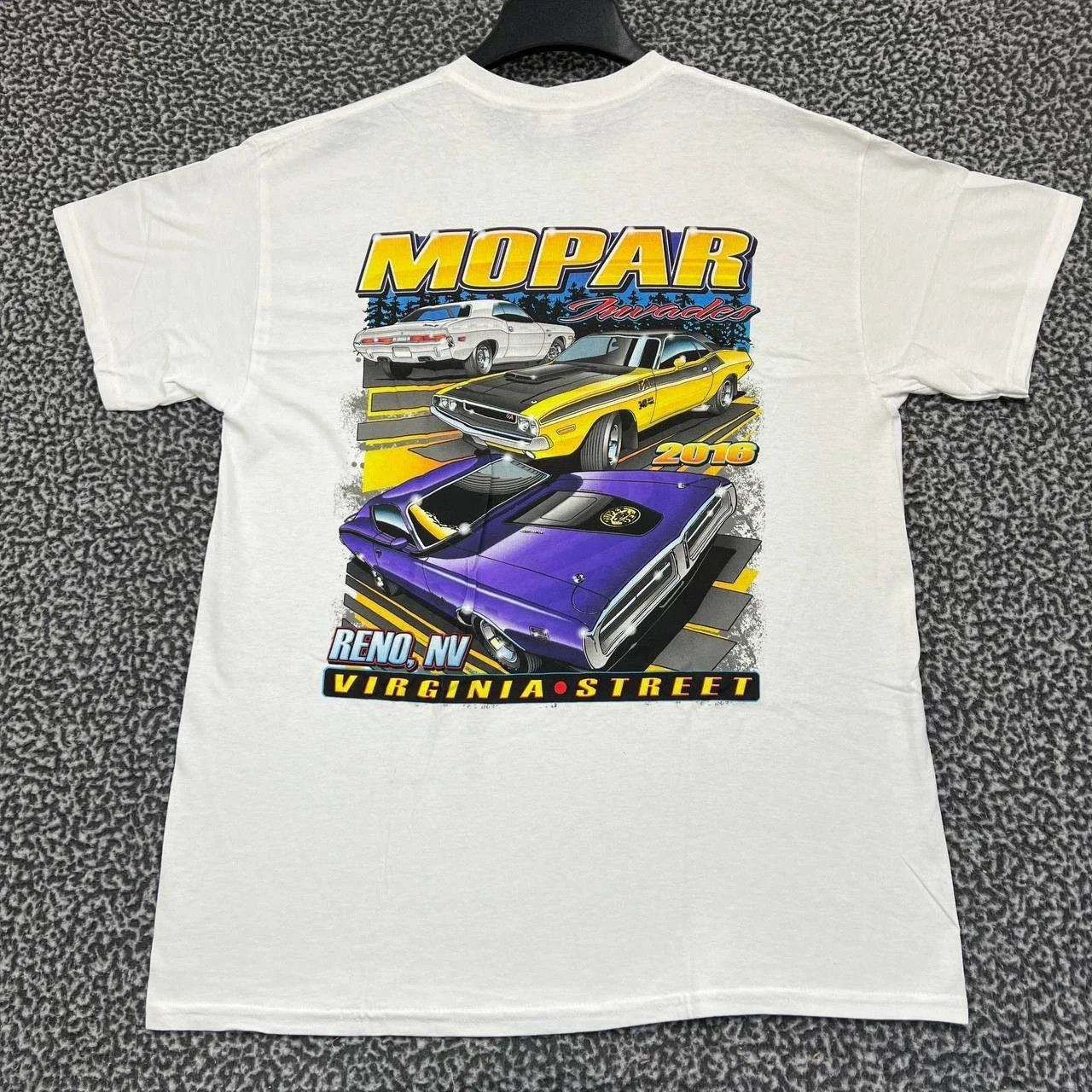 Gildan Vintage Reno Mopar Invades Virginia Street Shirt Men L New Size US L / EU 52-54 / 3 - 1 Thumbnail