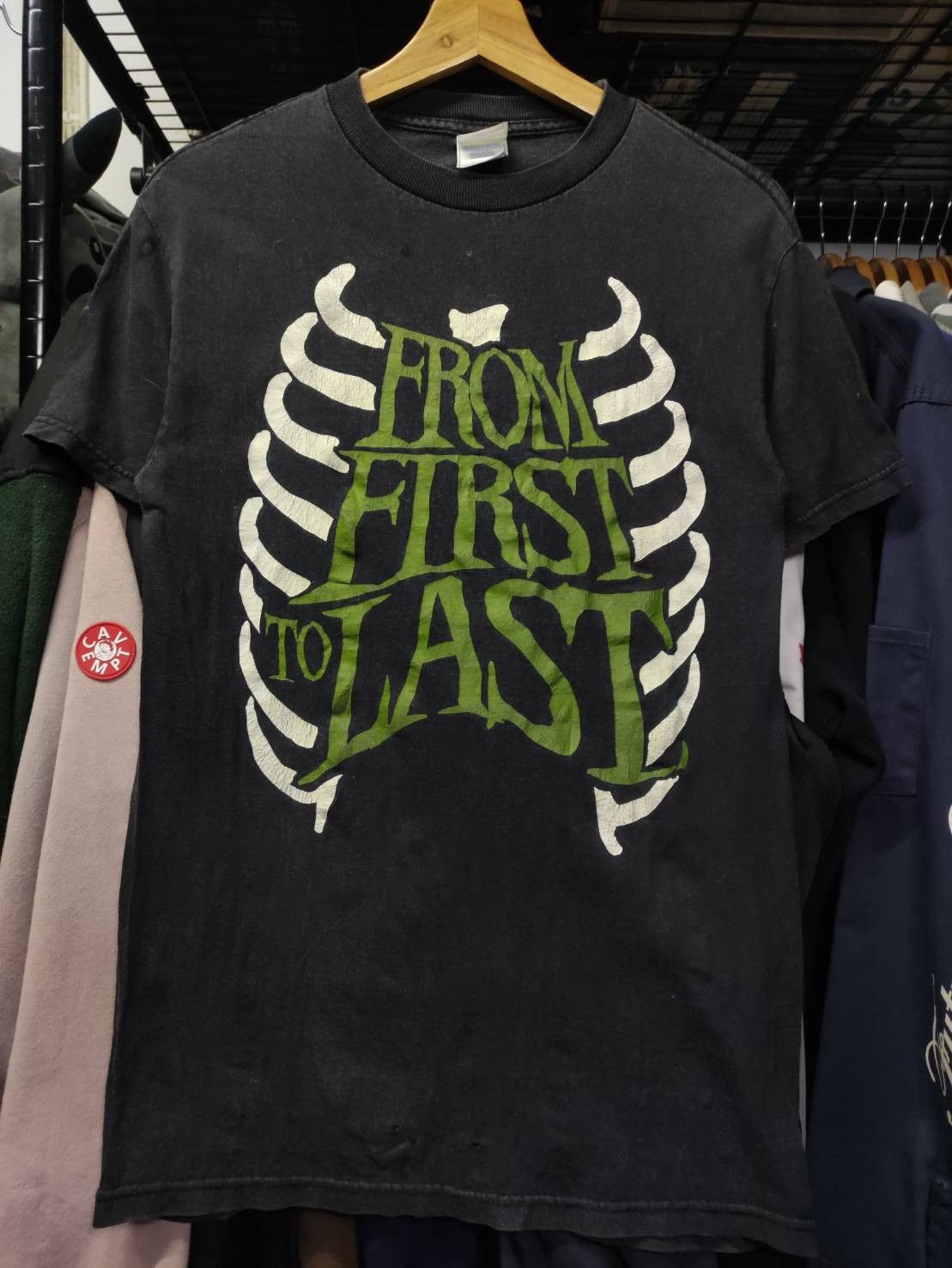 Band Tees Rare! Vtg 00's From First To Last Band " Ribcage " T-Shirt Size US S / EU 44-46 / 1 - 2 Thumbnail