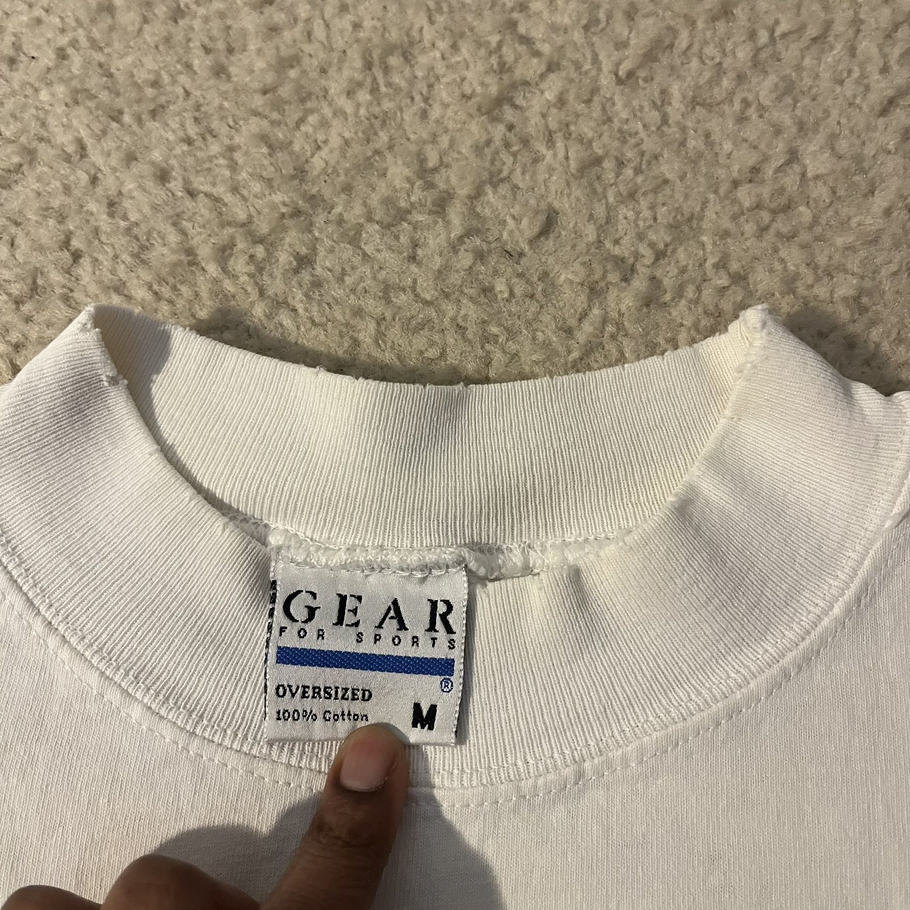 Gear for Sports VTG 90s Hilton Head Island Map Sailboat White Travel Tee Size US M / EU 48-50 / 2 - 7 Thumbnail