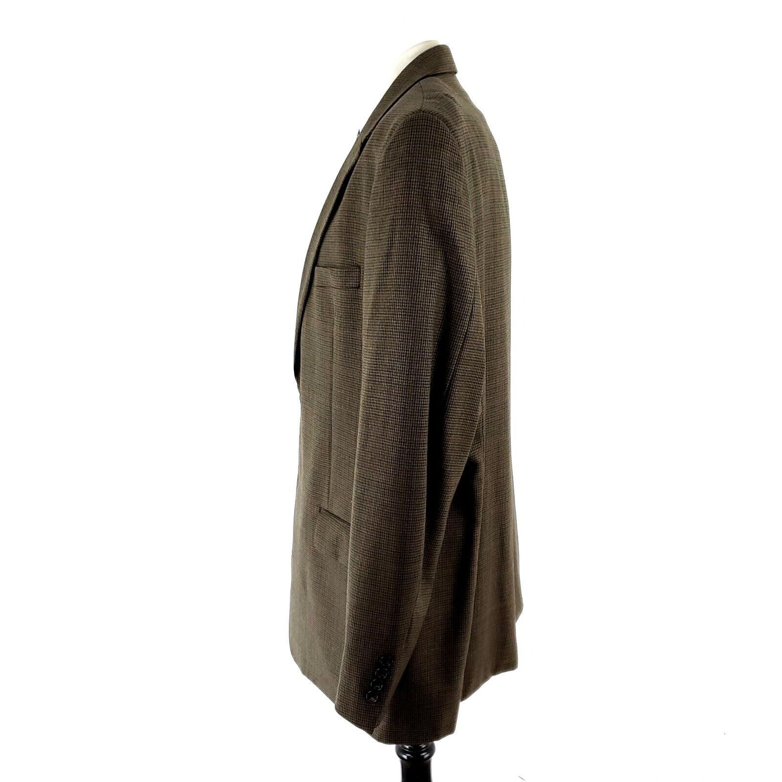 Pronto Uomo Pronto Uomo Wool 2 Button Sport Coat 44L Or Slim Fit 46L Bro Size 44L - 4 Thumbnail