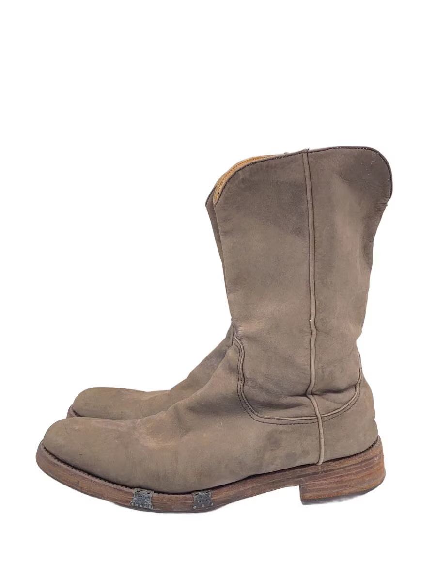 Number (N)ine SS07 "About a Boy" Suede Leather Western Boots Size US 8 / EU 41 - 2 Thumbnail