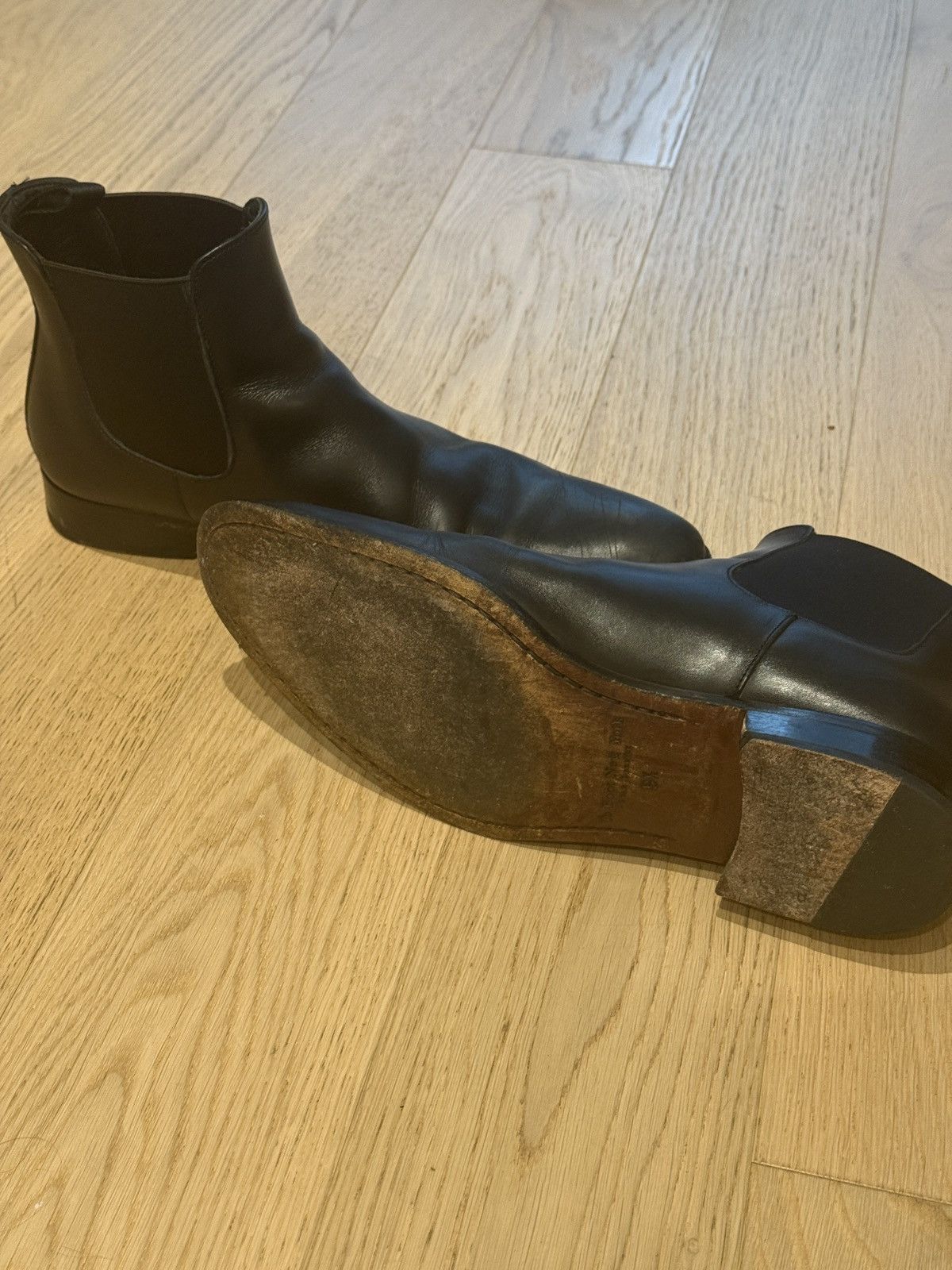 To Boot New York To Boot New York Black Calf Leather Leather Chelsea Boots Size US 9.5 / EU 42-43 - 2 Thumbnail