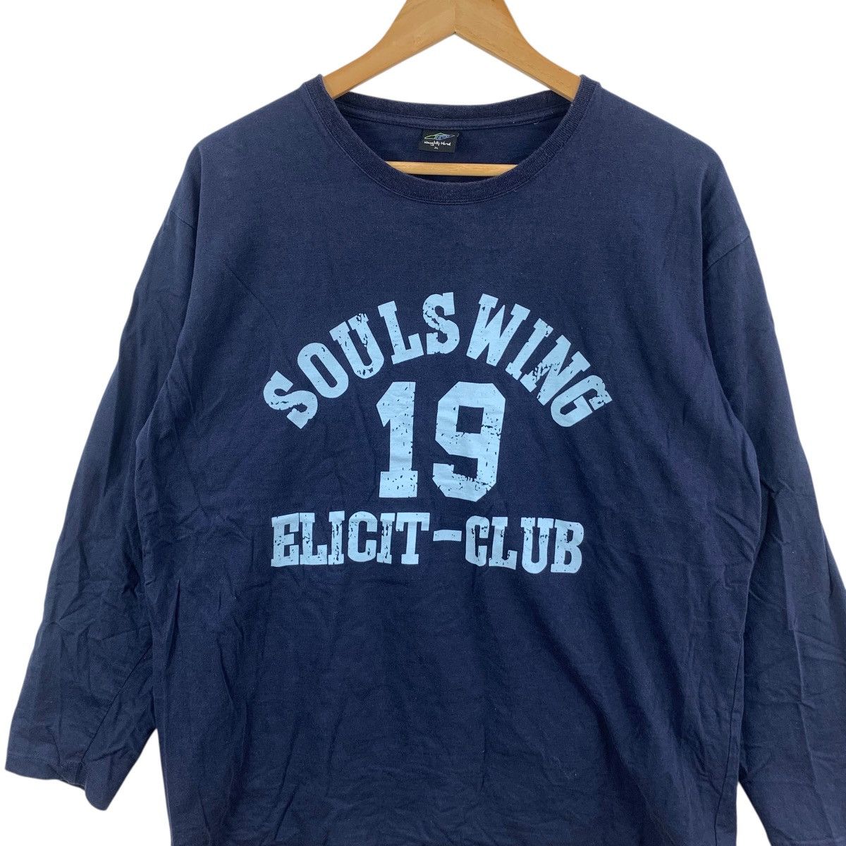 Vintage Vintage SOULS WINGS ELICIT CLUB 19 Tee Shirt Top Size 3XL / US 20-22 - 5 Thumbnail