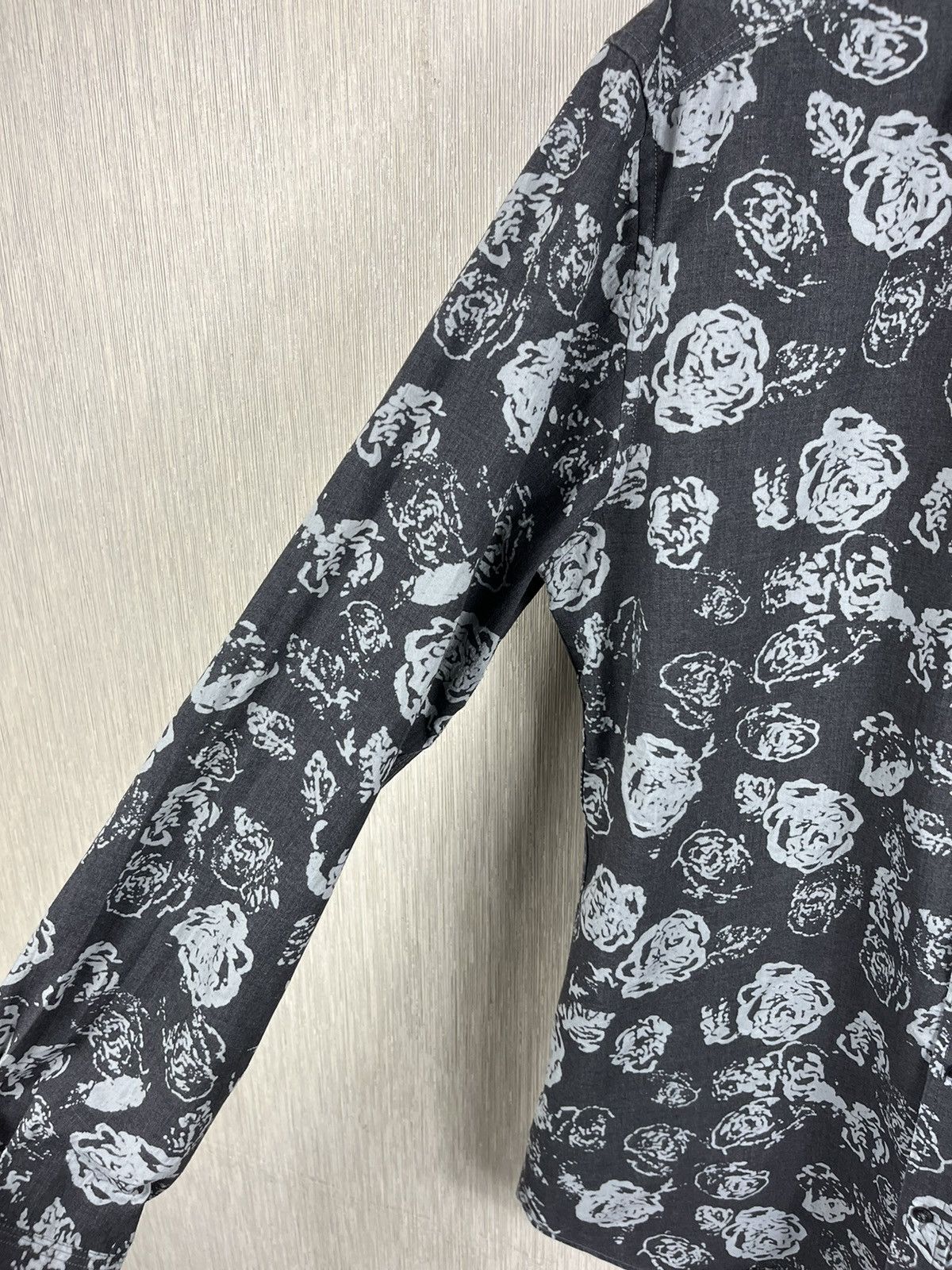 Diesel × Vintage Vintage archive Diesel Industries roses full print y2k shirt Size US L / EU 52-54 / 3 - 12 Thumbnail