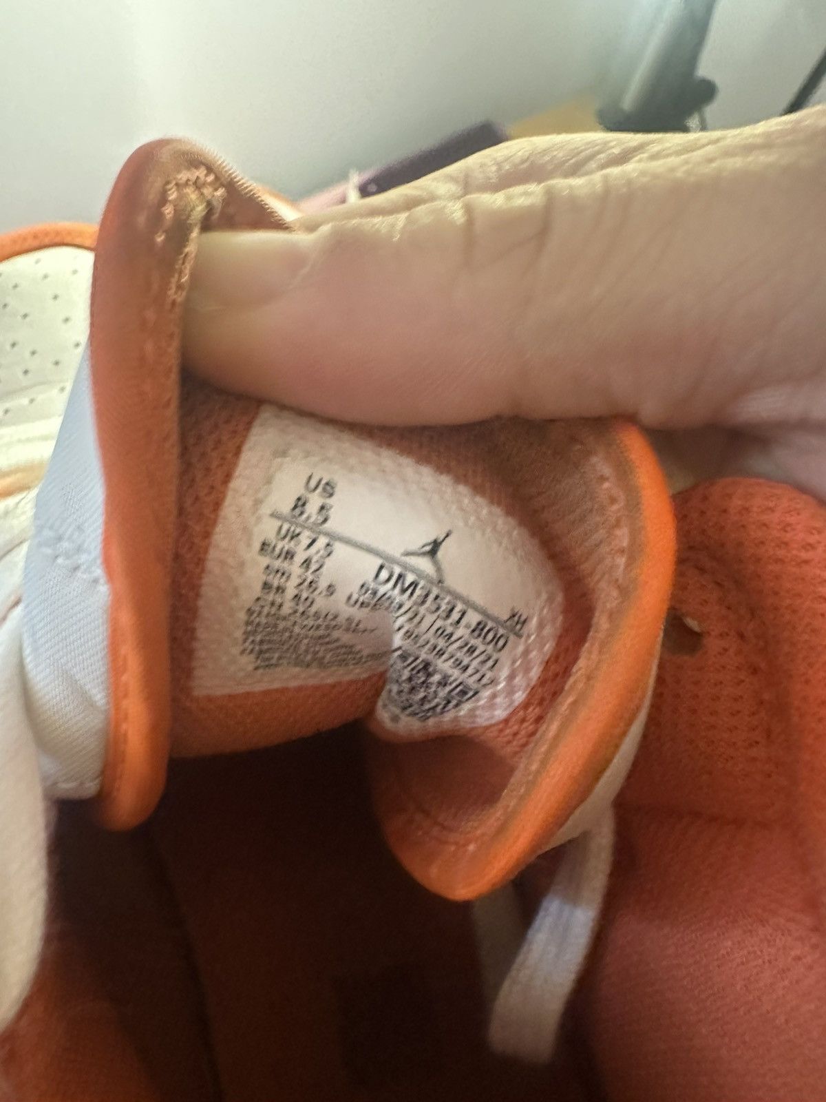Other Jordan 1 mid “metallic orange” Size US 8.5 / EU 41-42 - 5 Thumbnail